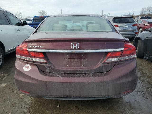 Photo 6 from auction – 2014 HONDA CIVIC LX with VIN 19XFB2F51EE247965