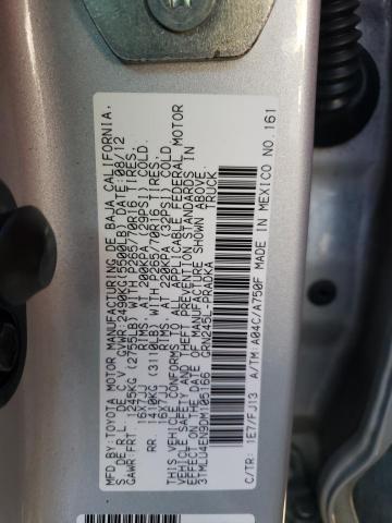 Photo 14 from auction – 2013 TOYOTA TACOMA DOU with VIN 3TMLU4EN9DM105166