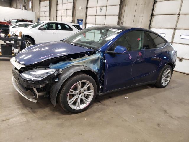 TESLA MODEL Y 2021 with VIN 5YJYGDEE9MF075619 - Photo from auction