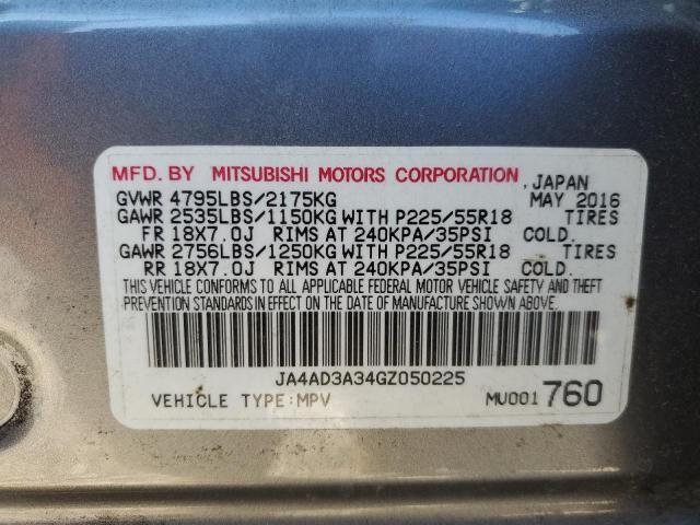 Photo 14 from auction – 2016 MITSUBISHI OUTLANDER with VIN JA4AD3A34GZ050225