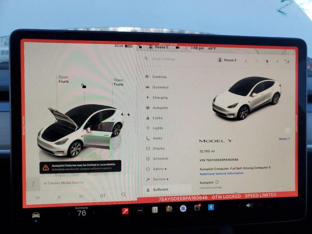 Zdjęcie 9 z aukcji – 2023 TESLA MODEL Y z VIN 7SAYGDEE8PA160648