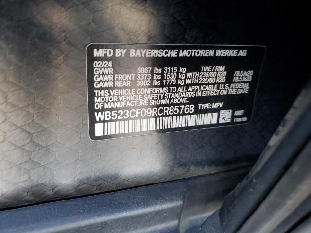 Photo 14 from auction – 2024 BMW IX XDRIVE5 with VIN WB523CF09RCR85768
