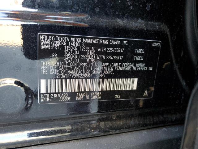 Photo 14 from auction – 2023 TOYOTA RAV4 XLE with VIN 2T3W1RFV9PC226561