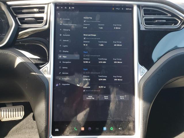 Photo 9 from auction – 2016 TESLA MODEL S with VIN 5YJSA1E2XGF138985