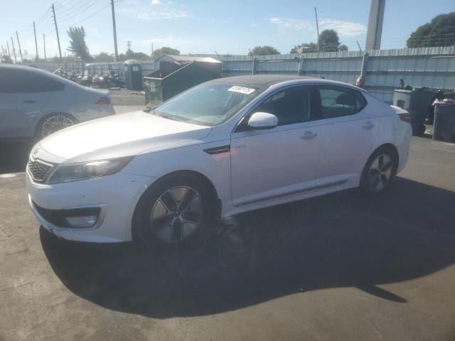 KIA OPTIMA HYB 2013 with VIN KNAGM4AD8D5038643 - Photo from auction