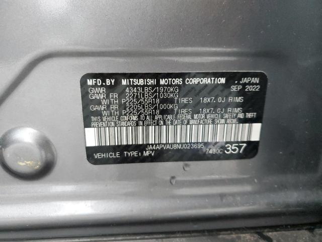 Photo 14 from auction – 2022 MITSUBISHI OUTLANDER with VIN JA4APVAU8NU023695