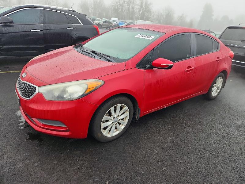 KIA FORTE 2014 with VIN KNAFX4A63E5178380 - Photo from auction