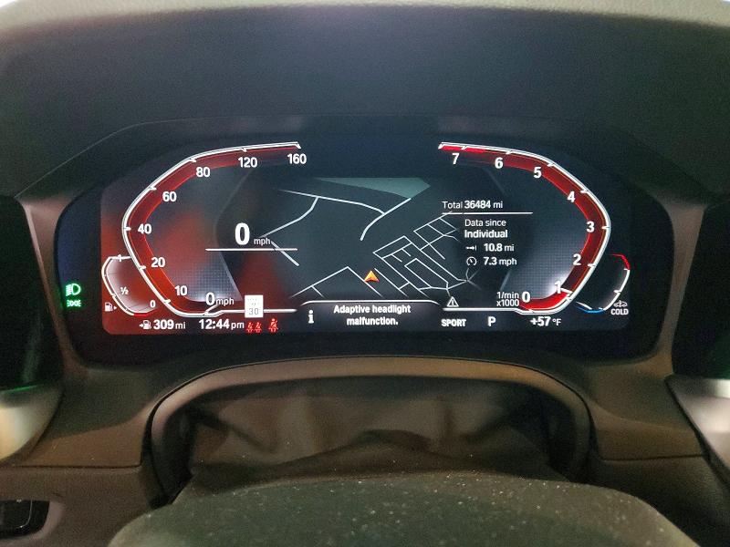 Photo 9 from auction – 2022 BMW 230I with VIN 3MW23CM01N8C53074