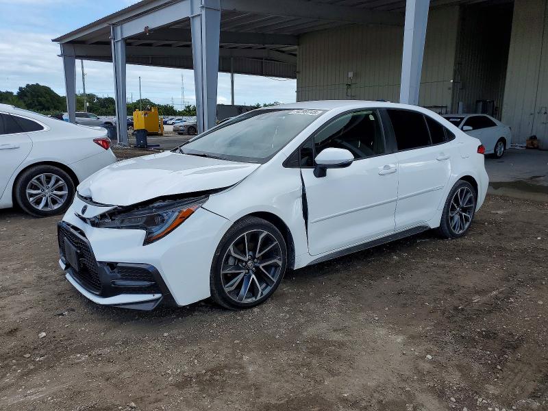 TOYOTA COROLLA SE 2020 with VIN JTDS4RCE0LJ044345 - Photo from auction