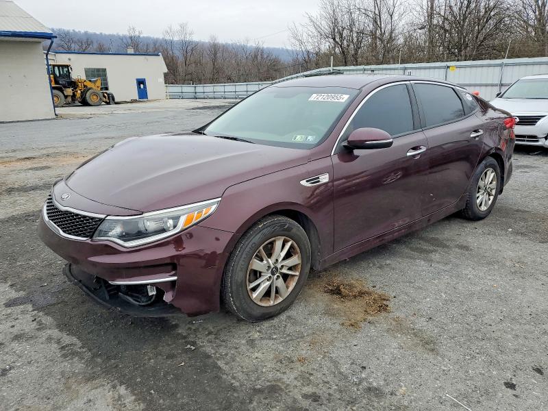 KIA OPTIMA LX 2018 with VIN 5XXGT4L33JG240212 - Photo from auction