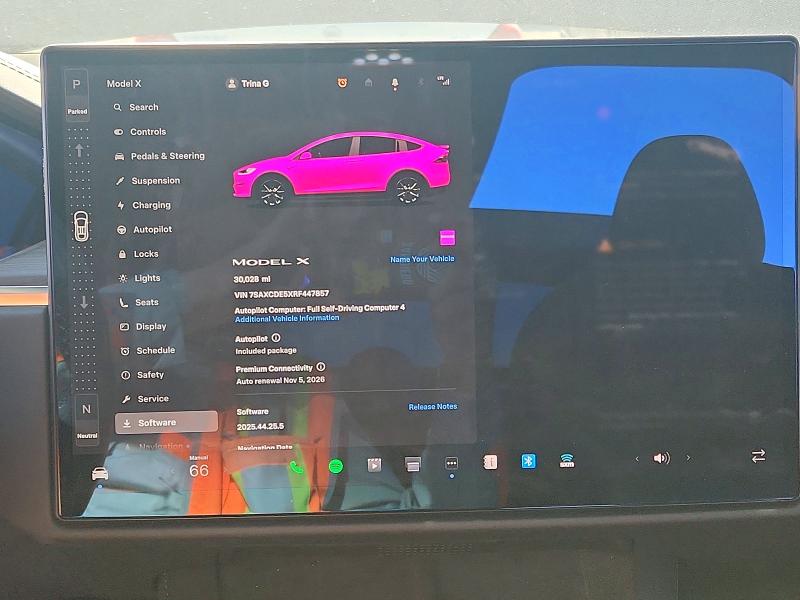 Photo 9 from auction – 2024 TESLA MODEL X with VIN 7SAXCDE5XRF447857