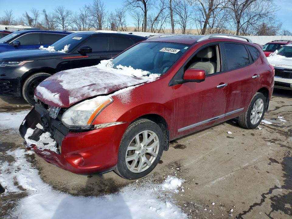 NISSAN ROGUE 2012 with VIN JN8AS5MV2CW417904 - Photo from auction