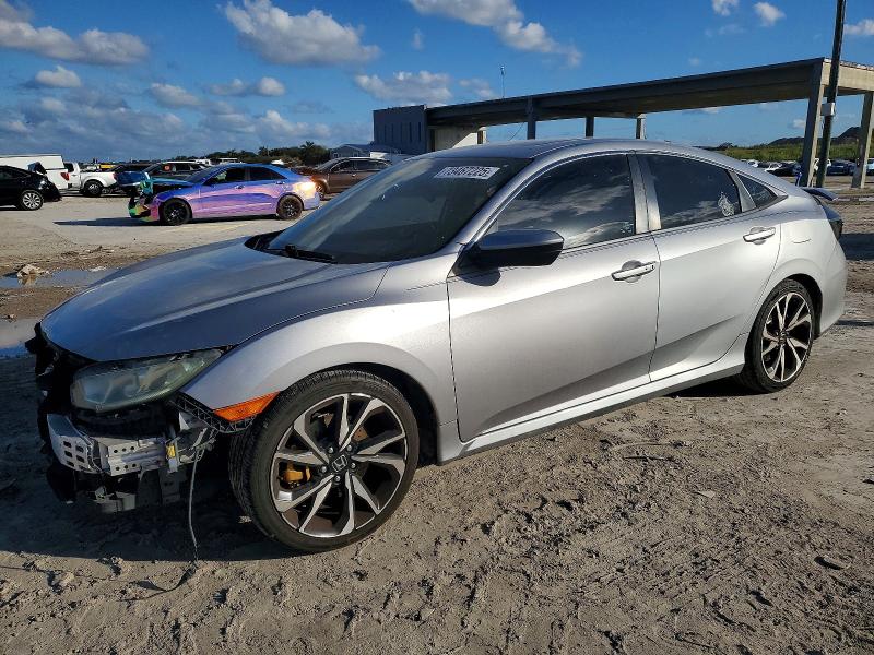 HONDA CIVIC 2018 with VIN 2HGFC1E57JH709180 - Photo from auction