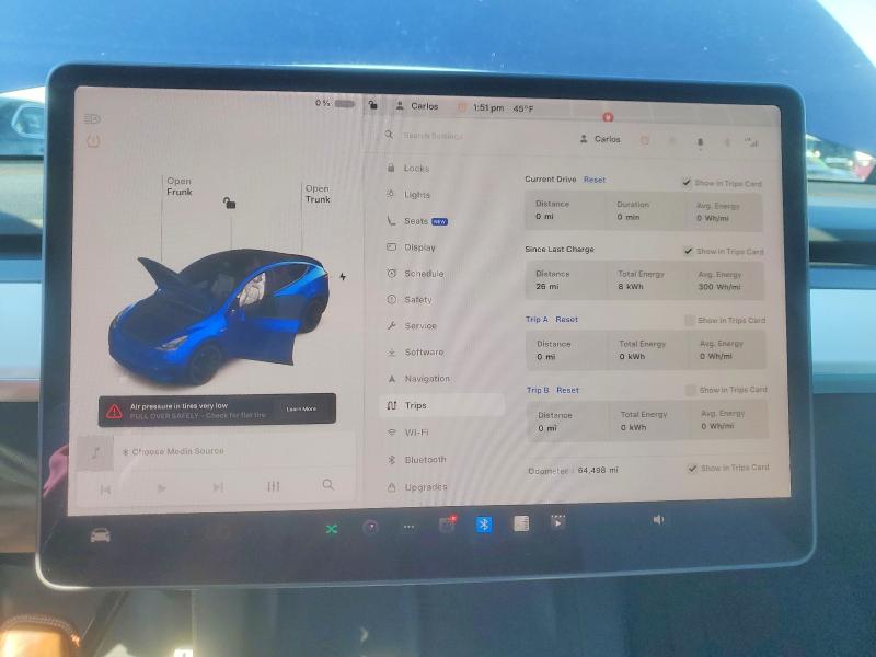 Photo 9 from auction – 2021 TESLA MODEL Y with VIN 5YJYGDEF1MF211590