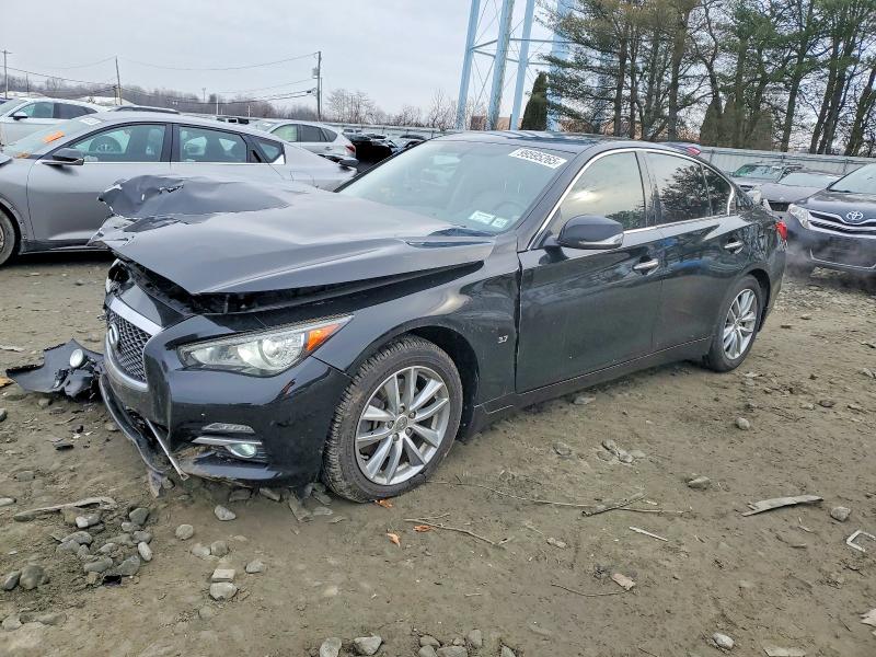 INFINITI Q50 BASE 2015 with VIN JN1BV7AR7FM393600 - Photo from auction