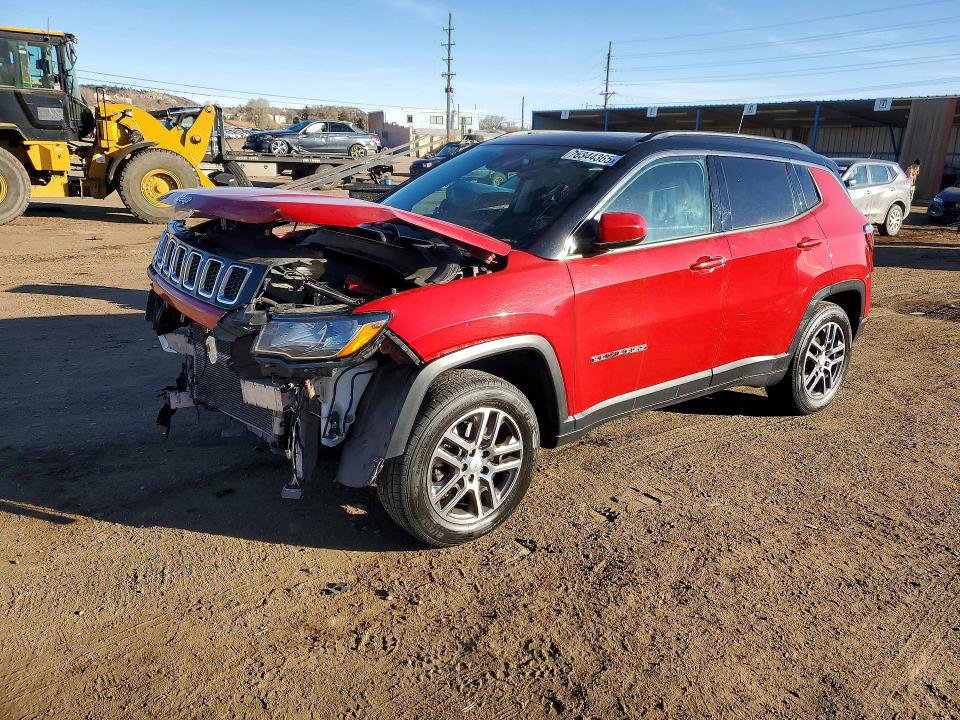 JEEP COMPASS 2020 with VIN 3C4NJDBB7LT244535 - Photo from auction