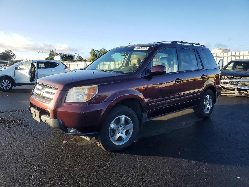 HONDA PILOT EXL 2007 with VIN 5FNYF28527B040024 - Photo from auction