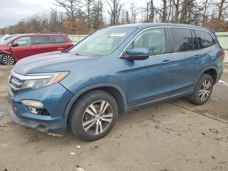 HONDA PILOT EX 2017 with VIN 5FNYF6H30HB065575 - Photo from auction