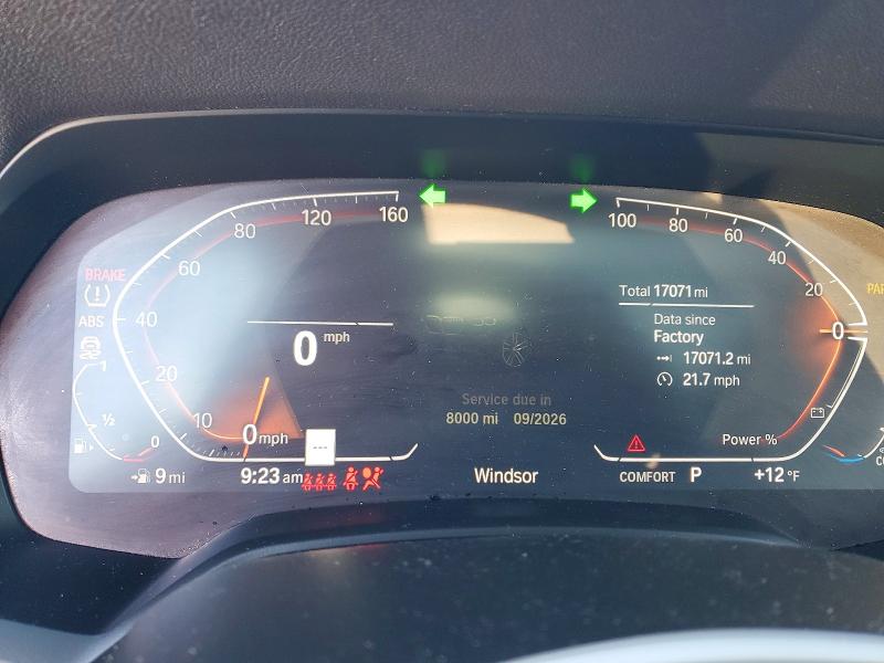 Photo 9 from auction – 2023 BMW X5 with VIN 5UXCR6C04P9P20116