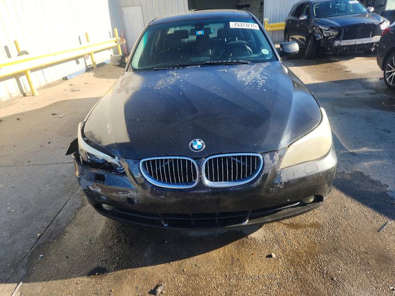 Photo 5 from auction – 2006 BMW 525 I with VIN WBANE53516CK87073