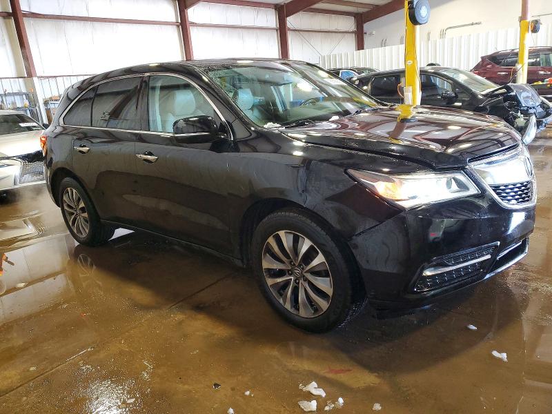 Photo 4 from auction – 2014 ACURA MDX TECHNO with VIN 5FRYD4H4XEB028501