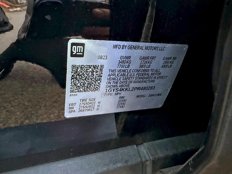 Photo 10 from auction – 2023 CADILLAC ESCALADE E with VIN 1GYS4KKL2PR480283