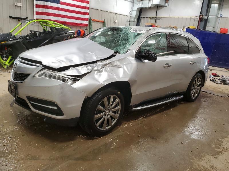 ACURA MDX TECHNO 2014 with VIN 5FRYD4H66EB020185 - Photo from auction