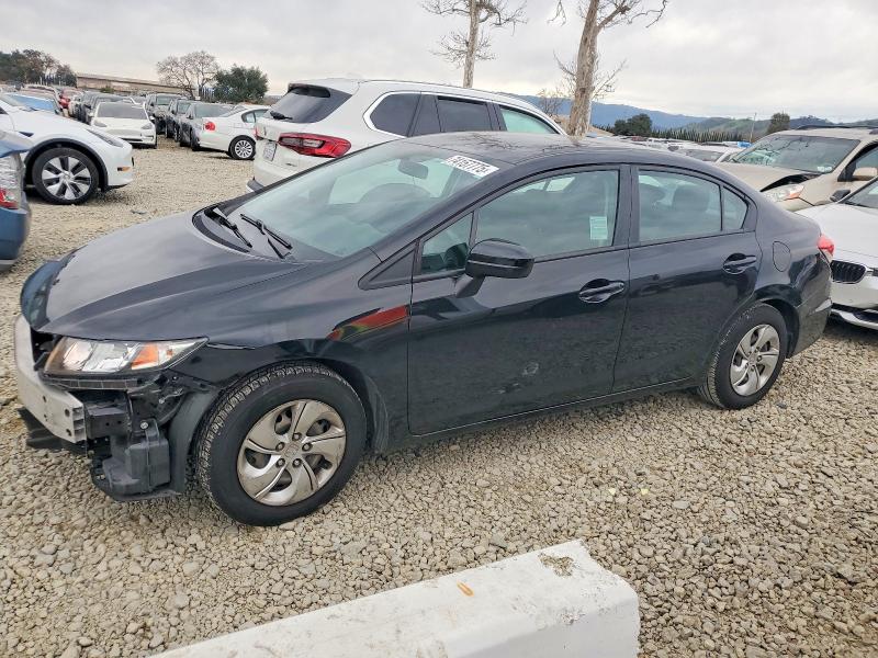 HONDA CIVIC LX 2014 with VIN 19XFB2F53EE227569 - Photo from auction