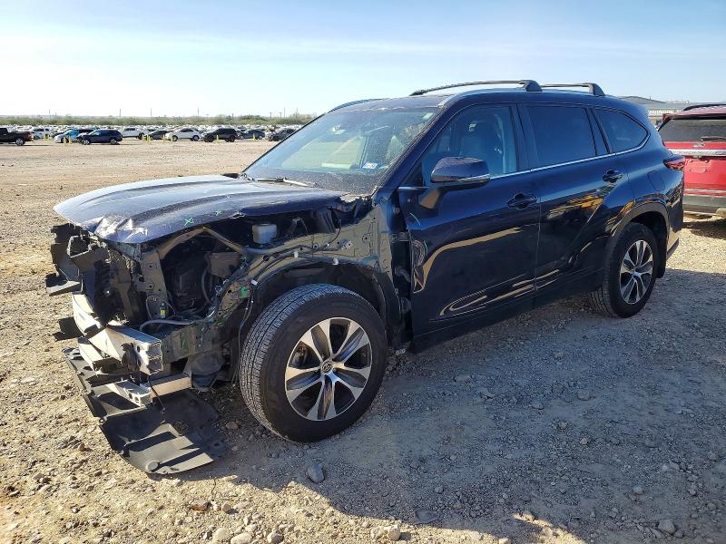 TOYOTA HIGHLANDER 2023 with VIN 5TDKDRAH6PS017172 - Photo from auction