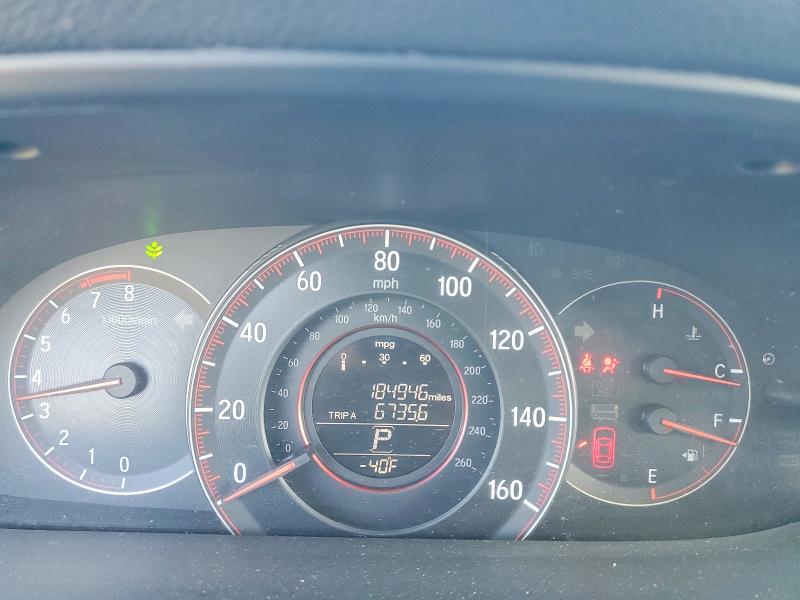 Photo 9 from auction – 2016 HONDA ACCORD with VIN 1HGCR2F58GA143527