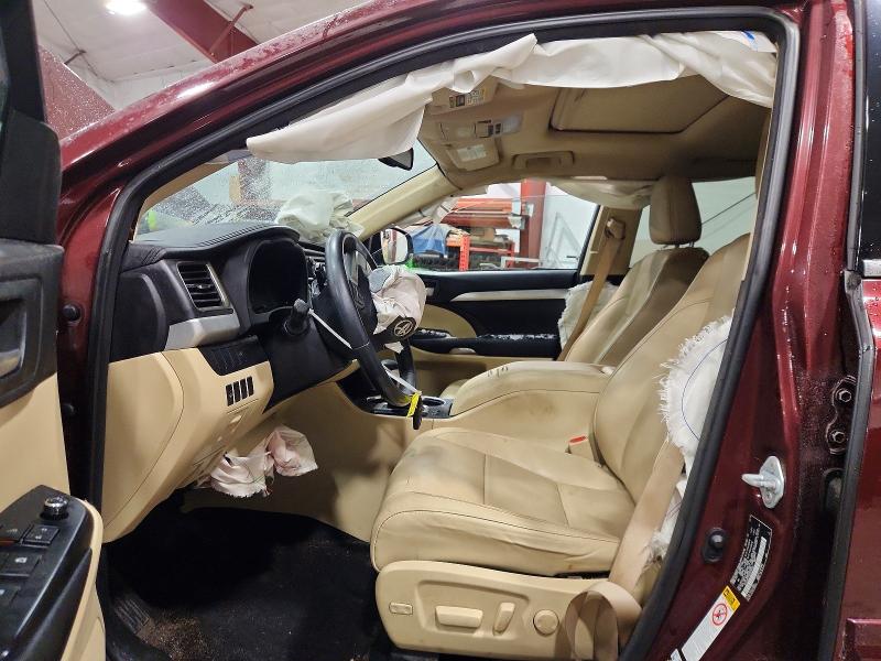 Photo 7 from auction – 2016 TOYOTA HIGHLANDER with VIN 5TDJKRFH4GS276446