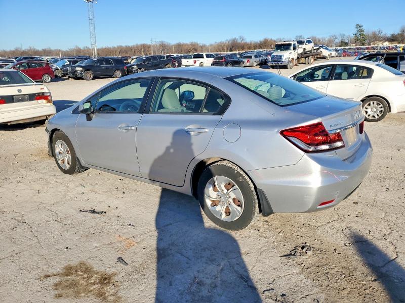 Photo 2 from auction – 2013 HONDA CIVIC LX with VIN 19XFB2F54DE029713
