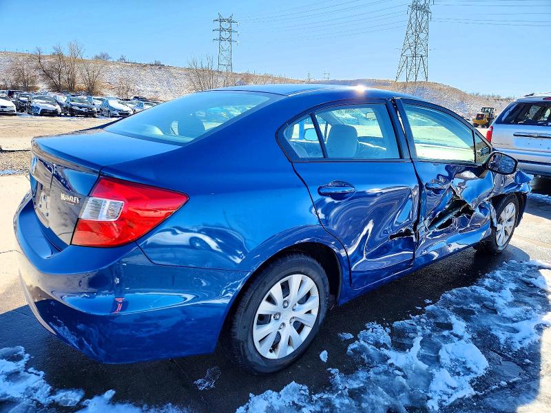 Photo 3 from auction – 2012 HONDA CIVIC LX with VIN 2HGFB2F55CH545616
