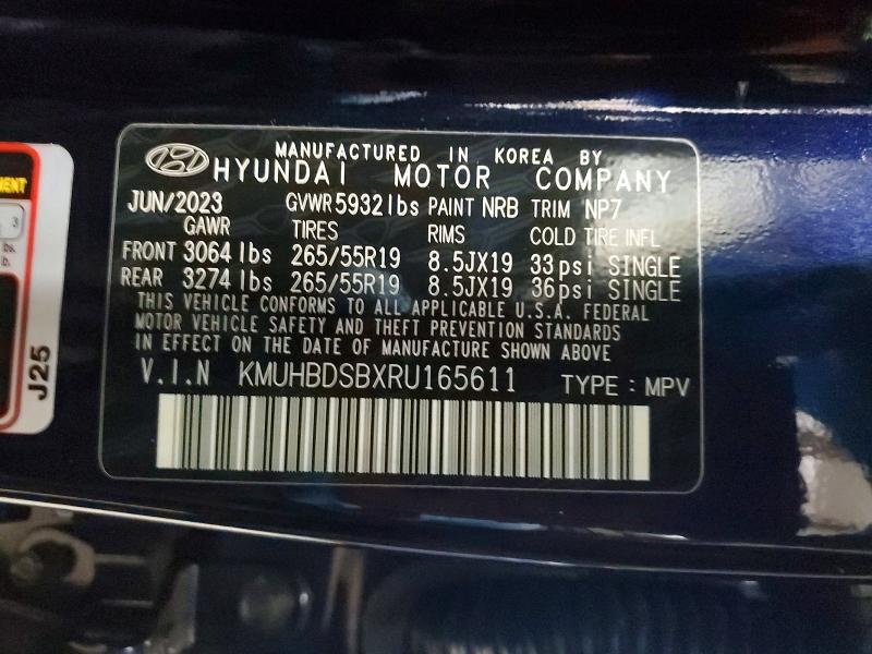 Photo 14 from auction – 2024 GENESIS GV80 BASE with VIN KMUHBDSBXRU165611