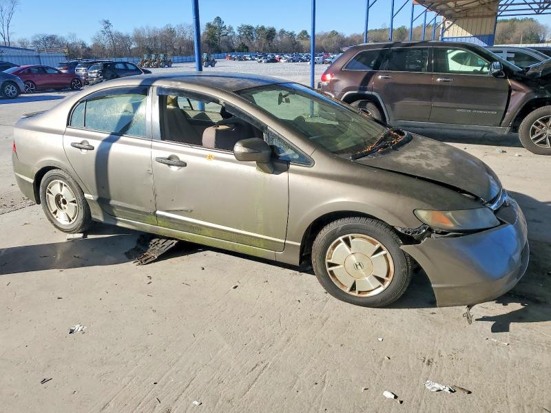 Photo 4 from auction – 2007 HONDA CIVIC HYBR with VIN JHMFA36277S010748