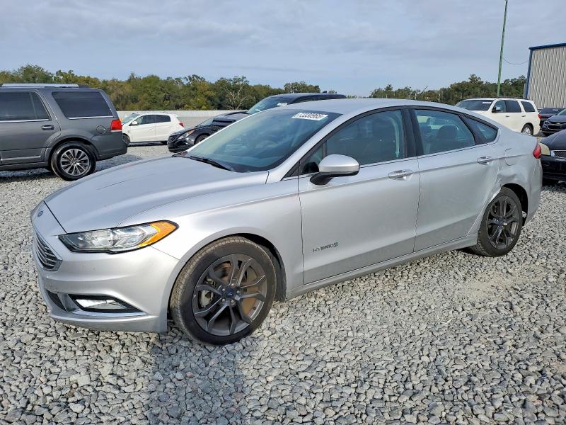 FORD FUSION SE 2018 with VIN 3FA6P0LU9JR169901 - Photo from auction