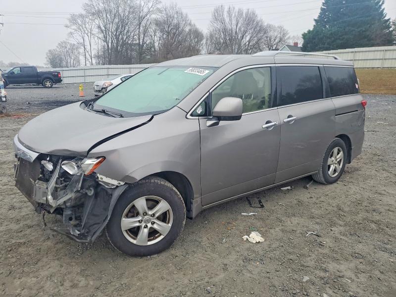 NISSAN QUEST S 2013 with VIN JN8AE2KP5D9070398 - Photo from auction