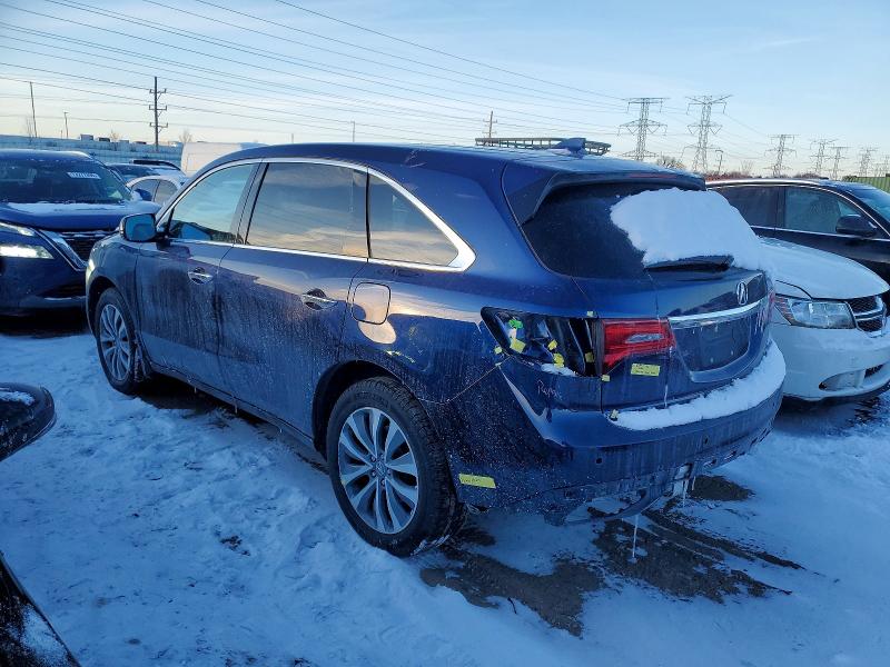 Photo 2 from auction – 2015 ACURA MDX TECHNO with VIN 5FRYD4H45FB007833