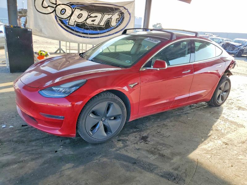 TESLA MODEL 3 2020 with VIN 5YJ3E1EA9LF631695 - Photo from auction