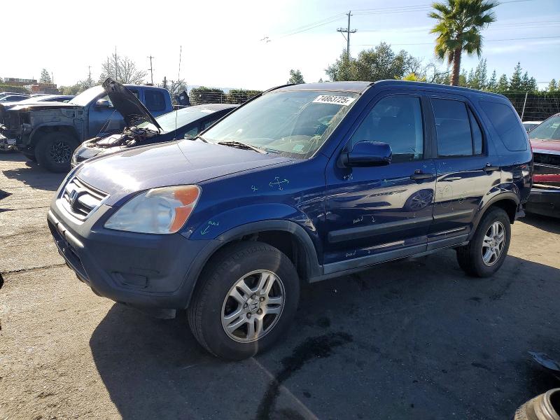 HONDA CR-V EX 2002 with VIN JHLRD78892C024347 - Photo from auction