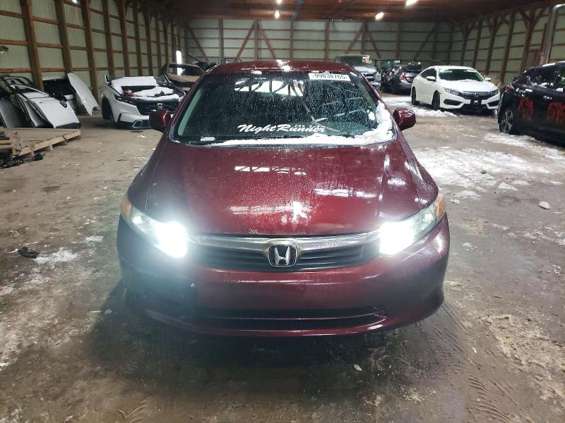 Photo 5 from auction – 2012 HONDA CIVIC LX with VIN 2HGFB2F46CH050820