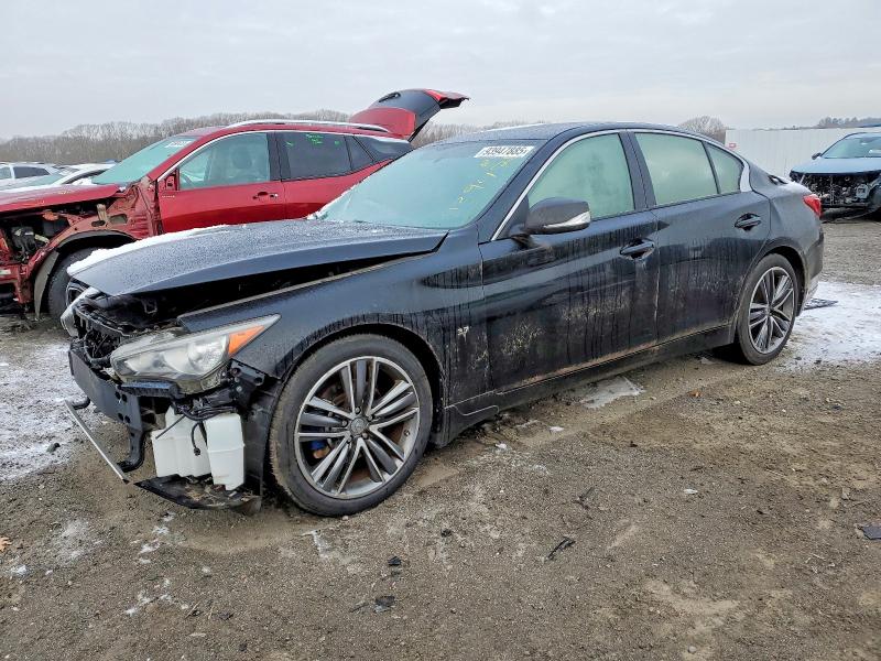 INFINITI Q50 2014 with VIN JN1BV7AR4EM706262 - Photo from auction