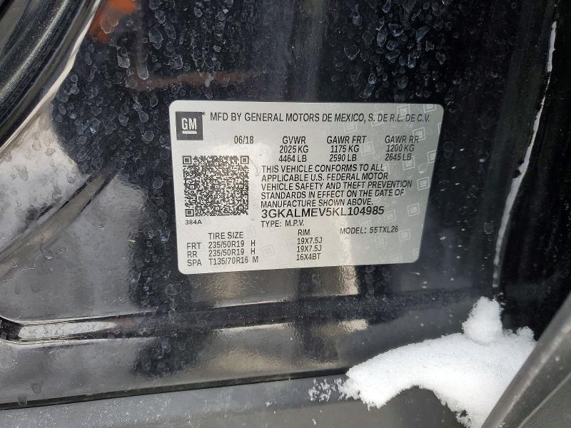 Photo 14 from auction – 2019 GMC TERRAIN with VIN 3GKALMEV5KL104985