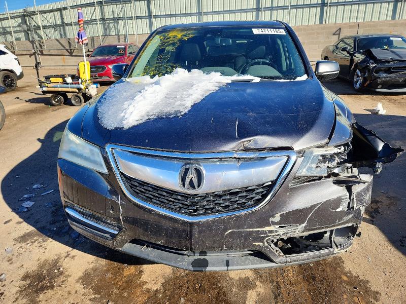 Photo 5 from auction – 2014 ACURA MDX TECHNO with VIN 5FRYD4H4XEB020477