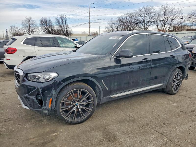 BMW X3 2022 with VIN WBX57DP08NN174975 - Photo from auction