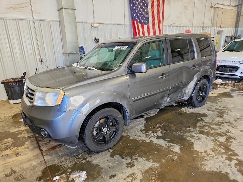 HONDA PILOT EX 2012 with VIN 5FNYF4H48CB004383 - Photo from auction