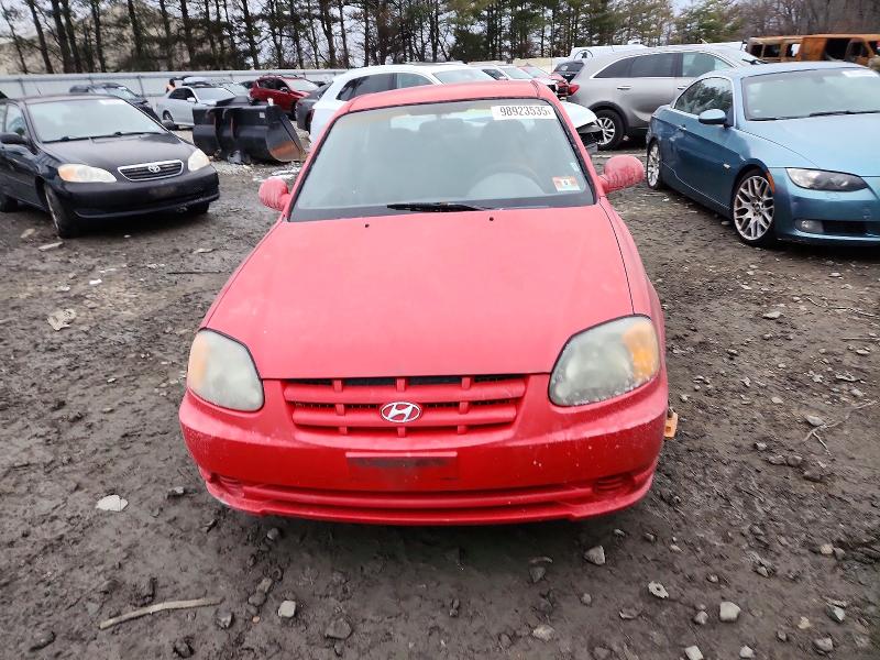 Photo 5 from auction – 2003 HYUNDAI ACCENT with VIN KMHCG45C83U475374