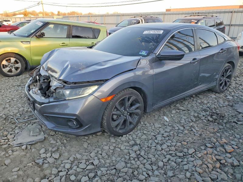 HONDA CIVIC 2019 with VIN 19XFC2F88KE201939 - Photo from auction