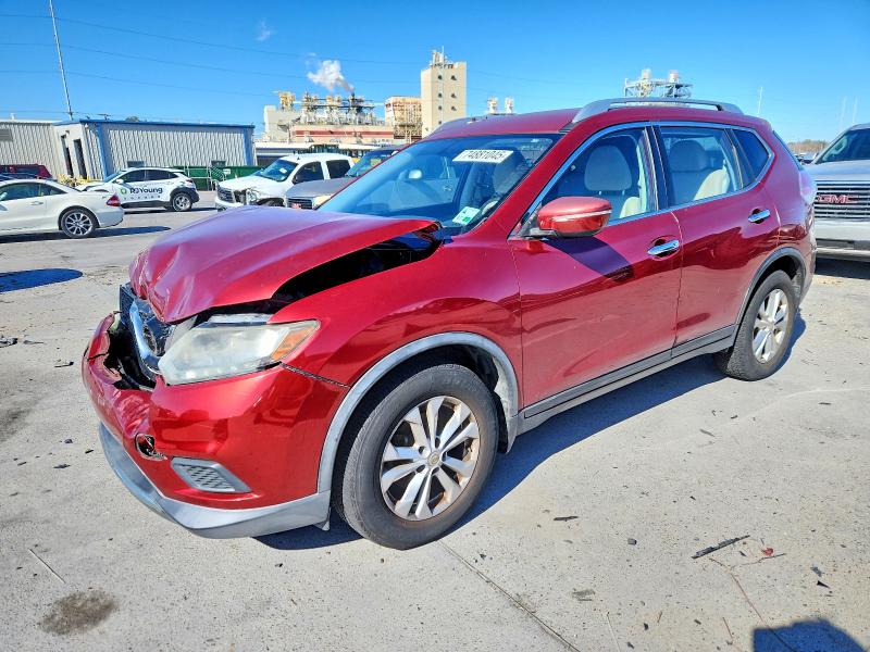 NISSAN ROGUE S 2015 with VIN KNMAT2MT8FP512200 - Photo from auction