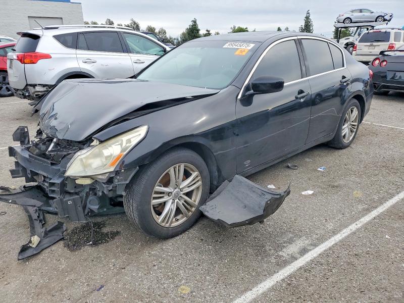 INFINITI G25 BASE 2011 with VIN JN1DV6AP8BM603696 - Photo from auction
